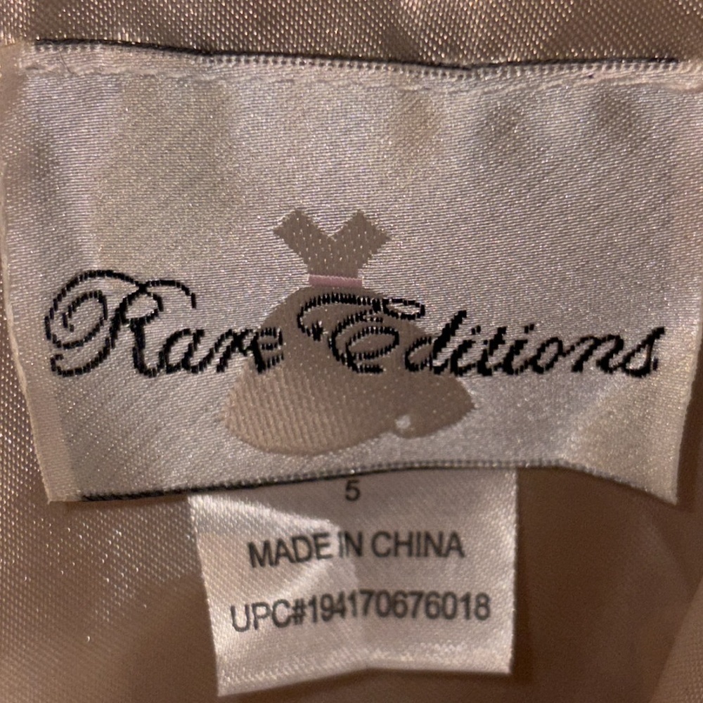 Rare Editions Soft Faux Fur Jacket Size 5 Off White/Cream - Picture 8 of 9